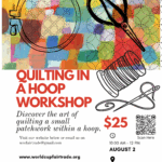 Fair Trade Workshop: Quilting in the Hoop August 2