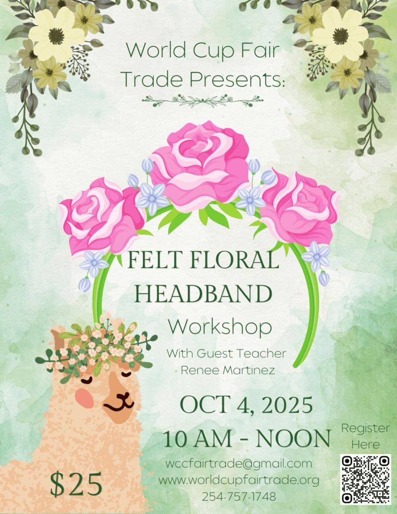 Fair Trade Workshop: Floral Felt Headpiece