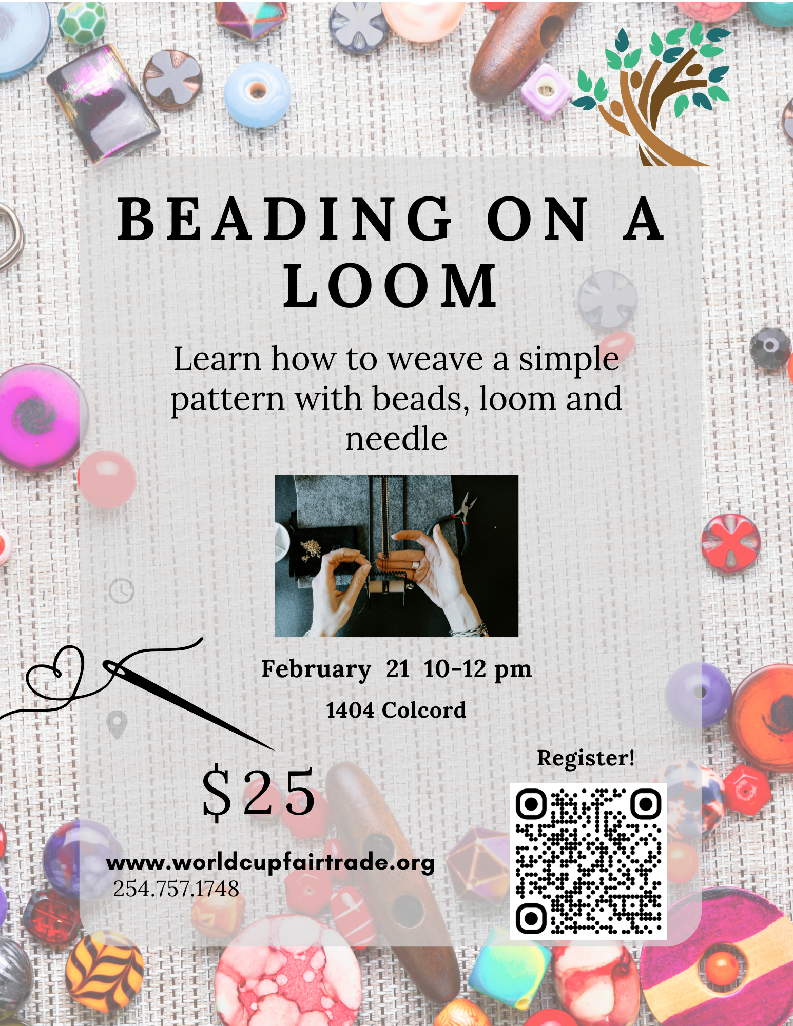 Fair Trade Workshop: Beading on a Loom