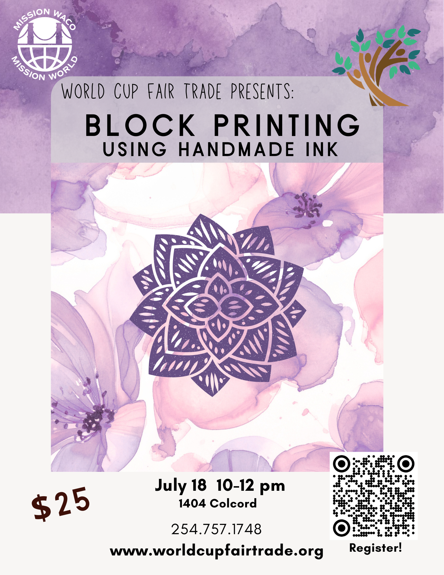 Fair Trade Workshop: Mindful Mending   Sept 5 10-12